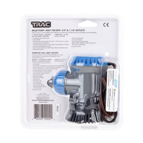 Pompa zęzowa TRAC 800/1100 GPH