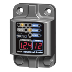 Cyfrowy wyłącznik zwarciowy z wyświetlaczem – 12V, 10-25 Amp